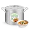 Nutrichef 14 Quart Stock Pot with Lid - Heavy Duty Stainless Steel, Induction Ready, Ergonomic Handles NCSPT14Q - alternate 1