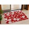 Homeroots 3' X 5' Red Ivory And Gray Floral Washable Indoor Outdoor Area Rug 599916 - alternate 1