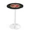 Holland Bar Stool Co 36" Chrome U.S. Marines Pub Table, 36" dia. Top L214C3636Marine - alternate 1