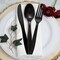 Smarty Had A Party Black Plastic Disposable Spoons (1000 Spoons), 1000PK 420S-BK-CASE - alternate 8