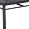 Homeroots 48in Black and Aluminum Bench 668855 - alternate 4
