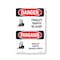 Signmission Safety Sign, OSHA Danger, 10" Height, Aluminum, Forklift Traffic Be Alert Bilingual OS-DS-A-710-VT-1265 - alternate 1