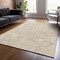 Homeroots 10' X 14' Beige And Tan Abstract Washable Indoor Outdoor Area Rug 601103 - alternate 8