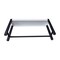 Whitewood Industries Rectangular Fixed Top Table, 36 in L, 72 in W, 16 in H, Parawood Top, Chalk/Black T28-1672-36 - alternate 7