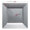 Smarty Had A Party Silver Square Plastic Plates Dinnerware Value Set (120 Dinner Plates + 120 Salad Plates), 240PK 6949VP-CASE - alternate 6