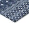 Homeroots 5' X 8' Navy Blue And Denim Blue Tribal Washable Indoor Outdoor Area Rug 582573 - alternate 8