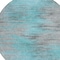 Homeroots 8' Teal Blue Charcoal And Gray Round Abstract Washable Indoor Outdoor Area Rug 587184 - alternate 8
