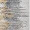 Homeroots 3' X 5' Ivory Charcoal And Silver Abstract Washable Indoor Outdoor Area Rug 582392 - alternate 6