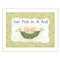 Homeroots Two Peas in a Pod White Framed Print Wall Art 404969 - alternate 1