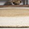Jonathan Y Oceana Two-Tone Boho Jute Circle Cream/Natural 5 ft Round Area Rug RNF115A-5R - alternate 6