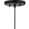 Jonathan Y Bleecker 7.75" Metal/Glass Globe LED Pendant, Clear/Oil Rubbed Bronze JYL9528D - alternate 7