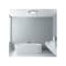 Feit LED Flat Panel Light Fixture EDGELIT 1.1in H X 13.1in W X 13.1in L Nickel White Nickel FP13/4WY/NK - alternate 23