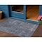 Homeroots 3' X 5' Blue And Gray Medallion Washable Indoor Outdoor Area Rug 616424 - alternate 1