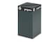 Safco 25 gal Square Trash Can, Open Top, Green, Heavy Gauge Steel, 1 Openings 2981GN - alternate 1