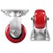 Hyw Products Heavy Duty Caster 4in x 2in Polyurethane on Plastic Wheel Stainless Steel - Rigid 40-40R-A1-PU(STS) - alternate 2