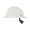 Msa Safety V-Gard Slotted Full Brim Hard Hat, Fas-Trac III Suspension, Type I, Class E, White 475369 - alternate 3