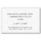 Sircle SircleLam Drivers License Pouches- 10 mil, 100PK DL-10 - alternate 1