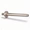 Supplygiant 10 in Straight Ceiling Mount Shower Arm, Flange, Round Shower Arm for Rain Showerhead, Nickel Finish 74-TB32DS-O - alternate 1