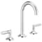 Brizo Odin: Widespread Lavatory Faucet - Less Handles 65375LF-PCLHP - alternate 1