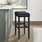 Alaterre Furniture Madison Backless Bar Height Stool Black Finish with Black PU AVMA22P0 - alternate 13