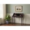 Homeroots 36" Dark Brown Solid Wood Computer Desk With Three Drawers 333027 - alternate 5