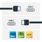 Startech.Com 3FT 1M USB C CHARGING CABLE RIGHT ANGLE - 60W PD 3A - HEAVY DUTY FAST CHARGE USB-C CABLE - R2CCR-1M-USB-CABLE - alternate 6