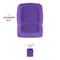 Smarty Had A Party 8.5" Purple Flat Rounded Square Disposable Plastic Buffet Plates (120 Plates), 120PK 4838PRP-CASE - alternate 6
