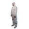 Vguard Disposable Coveralls, Hooded, Microporous, Elastic Wrist, Boots Ankle, Serged Seam, White, 25 PK BC20B13 - alternate 2