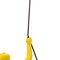 Homeroots 6" X 3" Yellow Resin Novelty Hanging Dimensional Sculpture 358140 - alternate 4