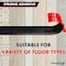 Kable Kontrol Cable Protector 45 Deg Right Turn, 1/2 in H, 5 ft L, 2-1/2 in W, Silicone Rubber, Black FCCK-100-5-BK - alternate 6