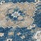 Homeroots 8' X 10' Navy Blue Beige And Ivory Medallion Washable Indoor Outdoor Area Rug 589011 - alternate 8
