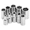 Performance Tool 10-Pc 1/4 In Dr. Mm Socket Set, W36202 W36202 - alternate 1