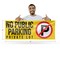 Signmission No Public Parking Private Lot, 18 Inch x 48 Inch, Vinyl Banner B-30757 - alternate 3
