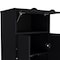 Homeroots 19in White Wood Corner Accent Chest 731818 - alternate 4