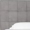 Homeroots Gray Tufted Linen Blend Upholstered King Bed Frame 606419 - alternate 7