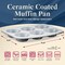Bakken-Swiss 6-Cup Cake/Muffin Pan Set, Blue, Teal, Marble, Golden, Cream, Aluminized Steel, Ceramic Non-Stick SBKCRSTBKMARMUF - alternate 2