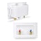 Everflow Washing Machine Outlet Box W/ Valves 1/2'' Push-Fit; White ABS SB300-U - alternate 6