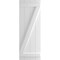 Ekena Millwork True Fit PVC Four Board Joined Board-n-Batten Shutters w/Z-Bar, Unfinished , 21 1/2W x 32H, PR TFP102BBF21X032UN - alternate 6