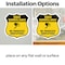 Signmission Video Surveillance Shield Sign We Prosec, 6 inch X 6 inch, Vinyl Decal, 2PK SHI-D-2PACK-6-471 - alternate 3