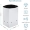 Ipower YSSOA 1 Gallon Grow Bags, Black and White Panda Film Containers for Plant Potting Seedlings, 50PK GLGROWBAGFILM1X50 - alternate 4