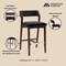 Manhattan Comfort Patricia Barstool in Black BS026-BK - alternate 5