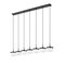 Z-Lite Renaud Matte Black 7 Light Linear Chandelier 827P6-7L-MB-LED - alternate 6