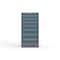 Strong Hold 8 drawer cabinet - (2x 4ft, 2x 5ft, 1x 6ft, 2x 7ft, 1x 8ft) - Blue accents - Keyed Alike S3060-PPAAS-0801FS - alternate 1