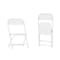 Flash Furniture Kids White Plastic Folding Chair, PK2 2-Y-KID-WH-GG - alternate 1