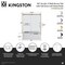 Kingston Brass 60" Acrylic Anti-Skid Alcove Left-Hand Drain Tub with Right Sliding Tub Door, White/Polished Chrome KVTAM6032L22B1 - alternate 5