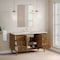 James Martin Vanities Laurent 60" Single Vanity, Honey Oak w/ 3 CM Siberian Silestone Top 545-V60S-HNO-3SFR - alternate 8