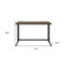Homeroots 47" Brown and Black Writing Desk 491481 - alternate 4