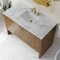 James Martin Vanities Hudson 48" Single Vanity, Honey Oak w/ 3 CM Carrara Marble Top 435-V48-HNO-3CAR - alternate 6