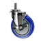 Service Caster 5 Inch SS Blue Polyurethane Swivel 12mm Threaded Stem Caster with Brake SCC SCC-SSTS20S514-PPUB-BLUE-TLB-M1215 - alternate 1