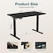 Simple Deluxe Electric Standing Desk, Adjustable Height Stand up Desk, 24x40 Inches Sit Stand up Desk with Cable 3A88TDESKP4024V3BLK - alternate 5